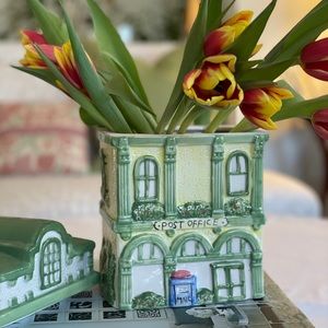 Weiss Post Office House Cookie Jar